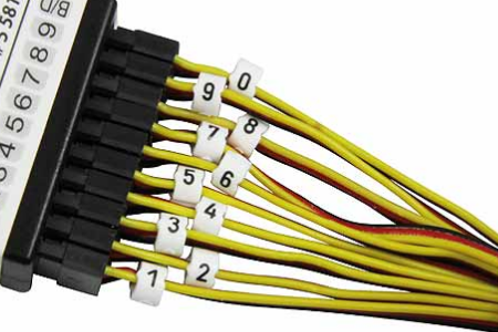 Beschriftungsclips für Servokabel für 10 Kabel je 2Stück