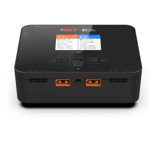 iSDT SMART CHARGER K1 DUO - 100/250W, 10A, 2x6S Lipo, integr. Netzteil