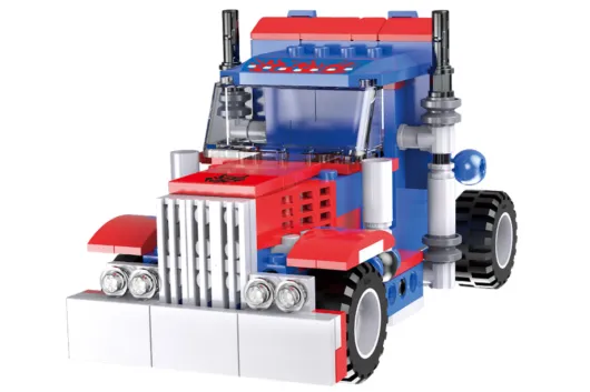 CaDA Klemmbausteine - Optimus Robot 2in1 - Pullback-Antrieb (Rückzieh-Antrieb) - 251 Teile