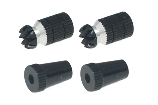 Steuerknüppelendstück / Gimbal Stick End / Typ A in schwarz mit M3 Gewinde 2Stück
