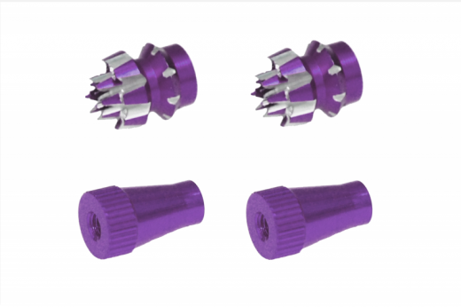 Steuerknüppelendstück / Gimbal Stick End / Typ C in violet mit M4 Gewinde 2Stück