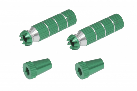 Steuerknüppelendstück / Gimbal Stick End / Typ B in grün mit M4 Gewinde 2Stück