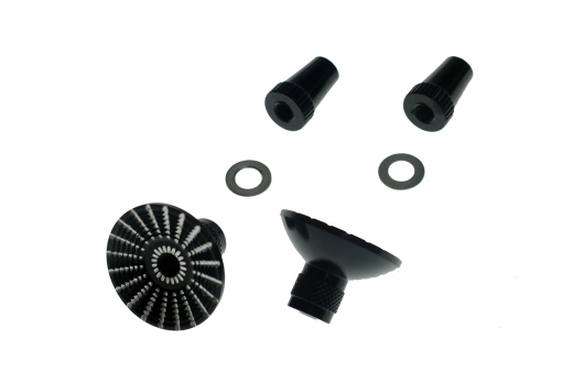 Steuerknüppelendstück / Gimbal Stick End / Typ E in schwarz mit M4 Gewinde 2Stück