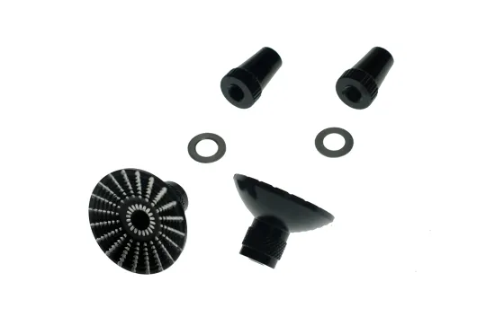Steuerknüppelendstück / Gimbal Stick End / Typ E in schwarz mit M3 Gewinde 2Stück
