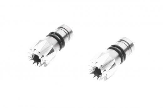 Steuerknüppelendstück / Gimbal Stick End / Typ D in silber mit M4 Gewinde 2Stück 