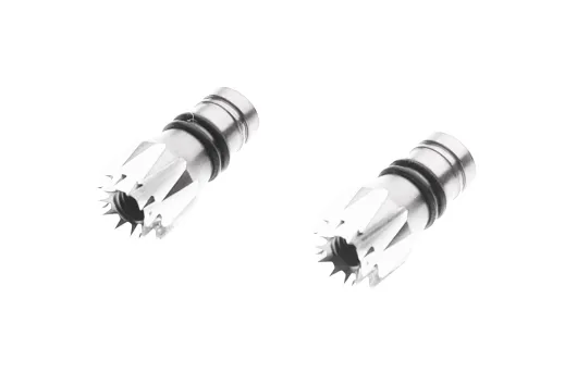 Steuerknüppelendstück / Gimbal Stick End / Typ D in silber mit M4 Gewinde 2Stück