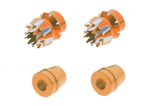 Steuerknüppelendstück / Gimbal Stick End / Typ S in orange mit M4 Gewinde 2Stück 