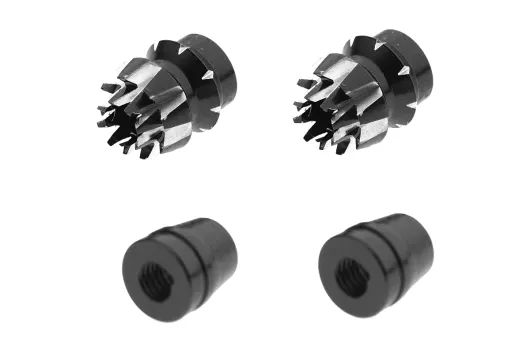 Steuerknüppelendstück / Gimbal Stick End / Typ S in schwarz mit M3 Gewinde 2Stück