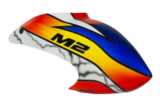 Microheli Airbrush Fiberglas Anvil Lightning Haube für OMPHobby M2 V1, V2 und EXP