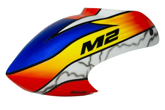Microheli Airbrush Fiberglas Anvil Lightning Haube für OMPHobby M2 V1, V2 und EXP