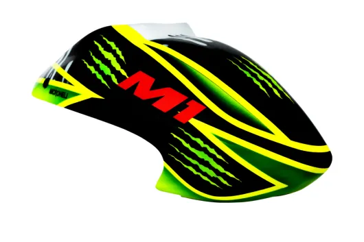 Microheli Airbrush Fiberglas Green Scratch Haube für OMPHobby M1