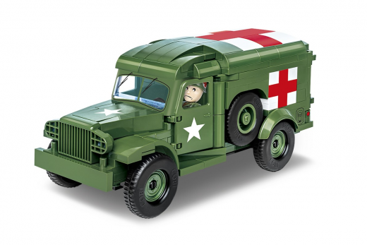 COBI Klemmbausteine Auto 2. Weltkrieg Dodge WC-54 Krankenwagen Militär - 293 Teile