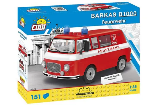 COBI Klemmbausteine Auto BARKAS B1000 FEUERWEHR - 151 Teile