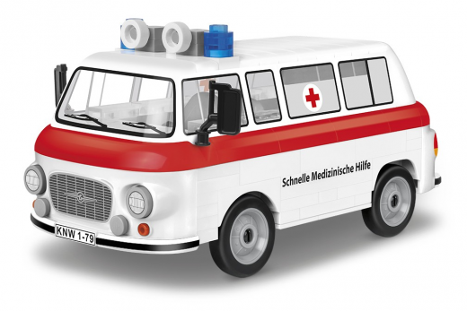 COBI Klemmbausteine Auto BARKAS B1000 KRANKENWAGEN - 157 Teile