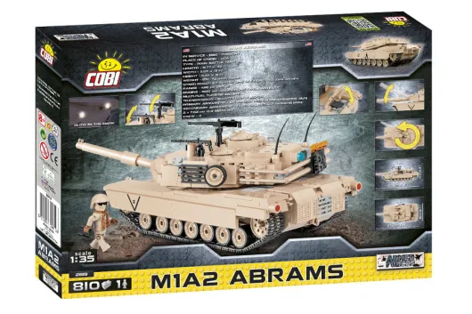 COBI Klemmbausteine Panzer M1A2 Abrams - 810 Teile