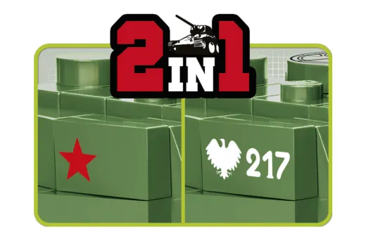 COBI Klemmbausteine Panzer 2. Weltkrieg T-34/76 - 270 Teile