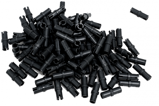 KBW Klemmbausteine Technik Pin in schwarz 100Stück
