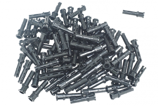 KBW Klemmbausteine Technik Pin mit Stopper in schwarz 100Stück