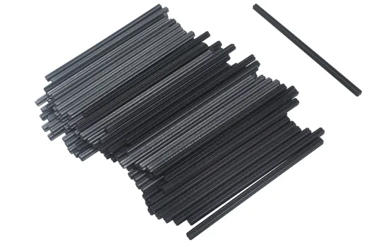 KBW Klemmbausteine Technik Achse 12L in schwarz 100Stück