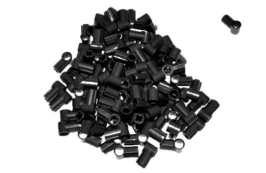 KBW Klemmbausteine Technik Achsenverbinder 1 in schwarz 100Stück