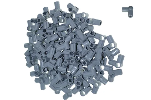 KBW Klemmbausteine Technik Achsenverbinder 6 in hell grau 100Stück