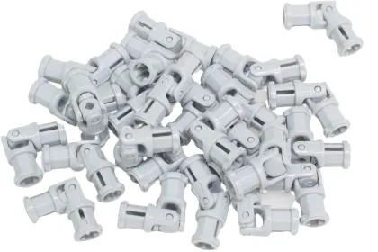 KBW Klemmbausteine Technik universal Gelenk in hell grau 25Stück