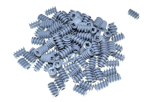 KBW Klemmbausteine Technik Gewinde Schraube in hell grau 100Stück