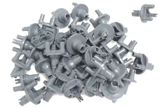 KBW Klemmbausteine Technik Lenkportalachse dunkel grau 50Stück