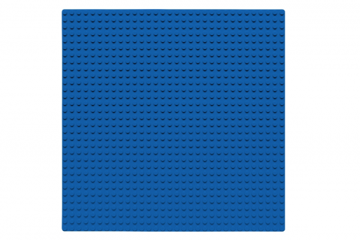 Wange Grundplatte blau 32x32 Noppen, ca. 25,5x25,5cm