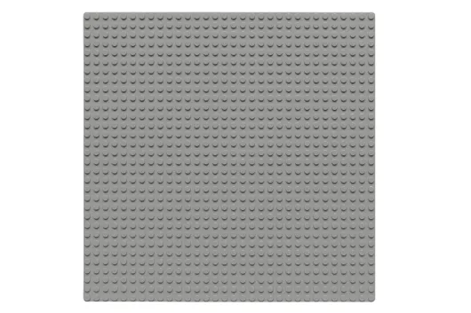 Wange Grundplatte hell grau 32x32 Noppen, ca. 25,5x25,5cm