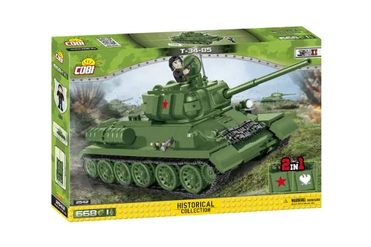 COBI Klemmbausteine Panzer T-34-85 (2in1) - 668 Teile
