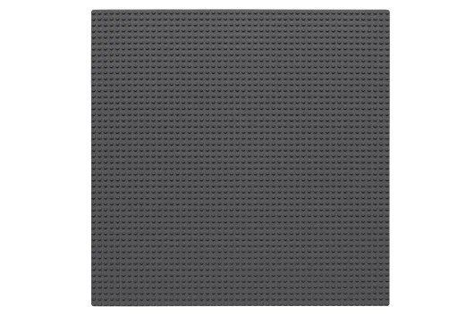 Wange Grundplatte dunkel grau 50x50 Noppen, ca. 40x40cm