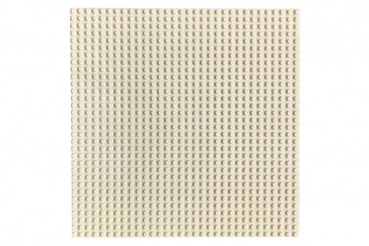 Klemmbausteine Grundplatte 32x32 Strand (25,5cmx25,5cm)