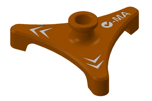 L-MA Precision Tuning Taumelscheibeneinstellhilfe aus Aluminium in orange für OMPHOBBY M2 und M2 EVO