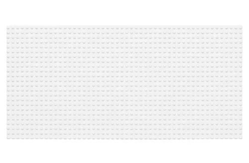 Wange Grundplatte weiß 24x48 Noppen, ca. 38,5x19cm