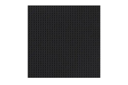 Grundplatte UNTERBAUBAR schwarz 32x32 Noppen, ca. 25,5x25,5cm