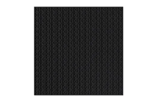 Grundplatte UNTERBAUBAR schwarz 32x32 Noppen, ca. 25,5x25,5cm