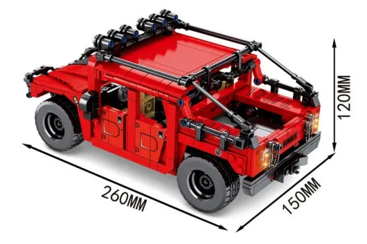 Sembo Klemmbausteine Geländewagen Pullback - 953 Teile