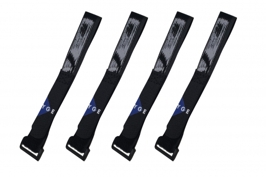 YGE Antirutsch-Klettband mit gummierter Rückseite 330x25mm 4Stück
