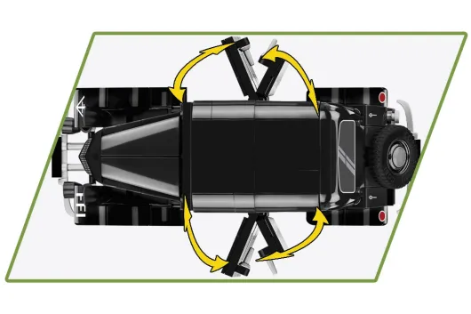 COBI Klemmbausteine Auto 1938 Citroen Traction 7A - 222 Teile