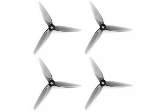 HQ Racing Prop R35 5,1x3,5x3 aus Poly Carbonate in schwarz transparent je 2CW+2CCW