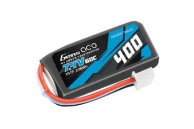 GensAce 400mAh 7,4V 60C 2S1P Lipo Akku mit JST Buchse
