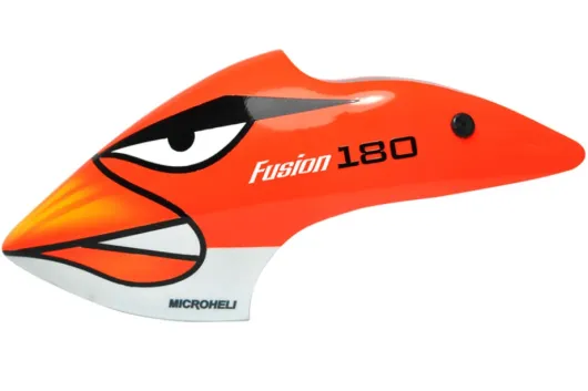 Microheli Fiberglas Haube im Angry Bird Design für Blade Fusion 180
