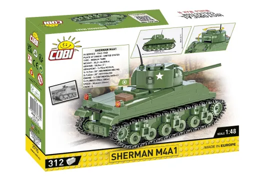 COBI Klemmbausteine Panzer SHERMAN M4A1 - 312 Teile
