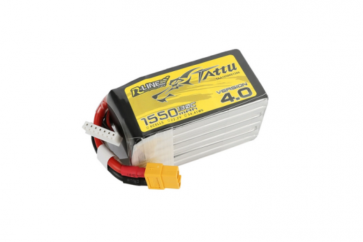 Tattu R-Line Akku Version 4.0 22,2V 1550mAh 130C 6S1P mit XT60