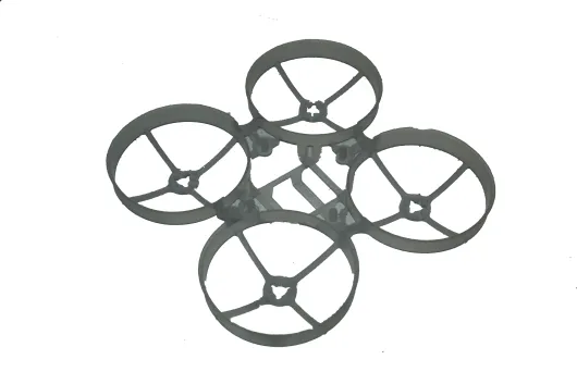 Happymodel Hauptrahmen V4 in schwarz 75mm für Moblite7, Mobula7, Mobula7HD 1S