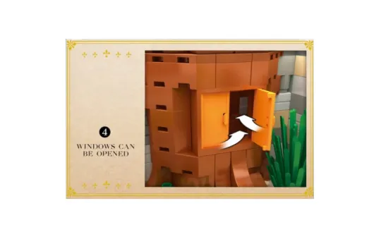 Reobrix Klemmbausteine Baumhaus - 2566 Teile