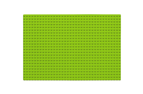 Wange Grundplatte Lime Grün 24 x 36 Noppen, ca. 29 x 19,2cm