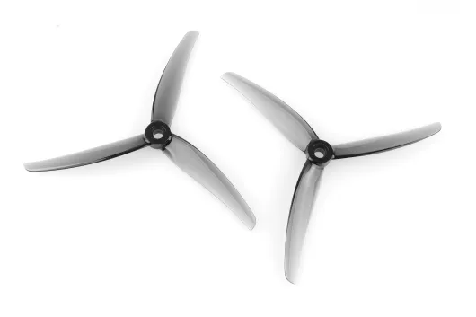 HQ Juicy 3Blatt Propeller 40x5,1x4mm in Schwarz Transparent Poly Carbonate 2xCW und 2xCCW