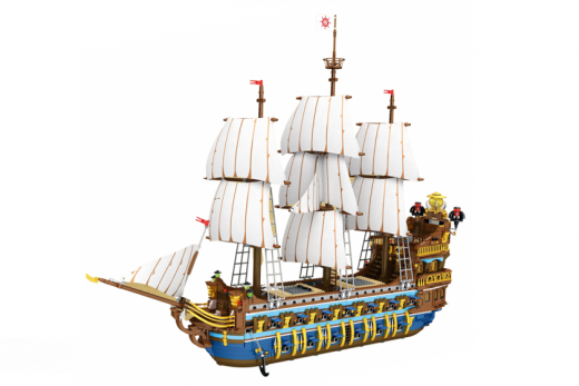 Reobrix Klemmbausteine Piratenschiff The Sun - 3162 Teile